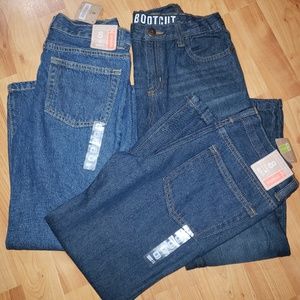3 pair boys jeans
